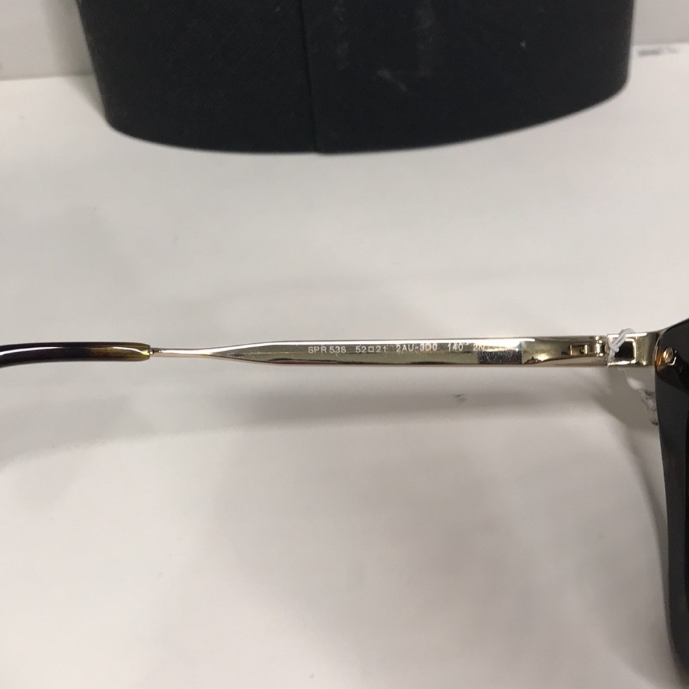 New Authentic Prada PR53S 2AU-3D0 – Havana Brown Gradient Cat-Eye Sunglasses - Picture 11 of 14